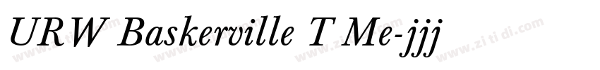 URW Baskerville T Me字体转换